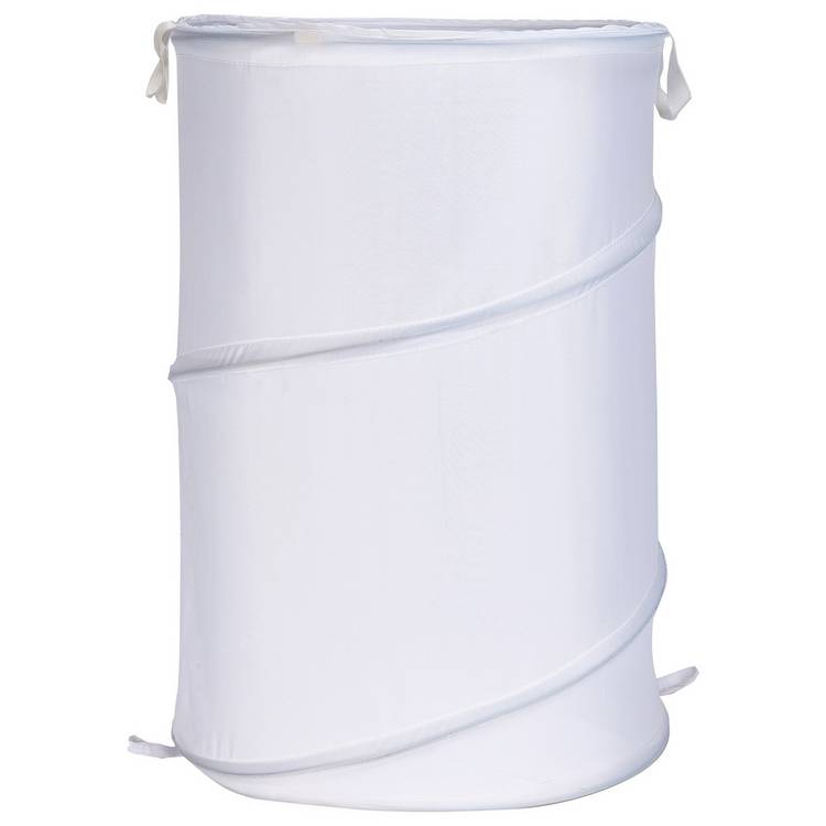 Home Essentials laundry bin white 53L, UK version