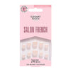 Elegant Touch pink press-on nails XS - British product
