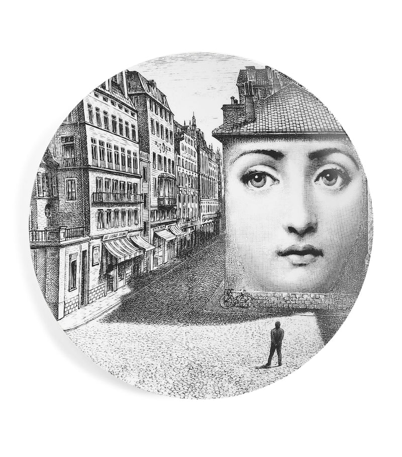 Fornasetti Tema e Variazioni No. 223 wall plate 26cm - British product