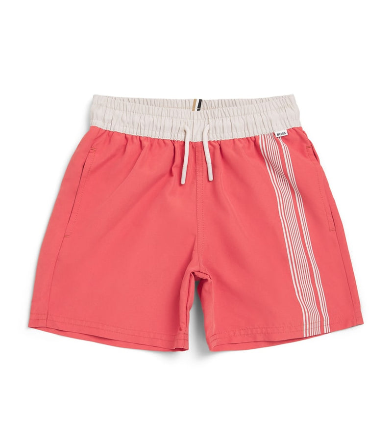 BOSS Kidswear stripe swim shorts for kids 4-16 years - British product