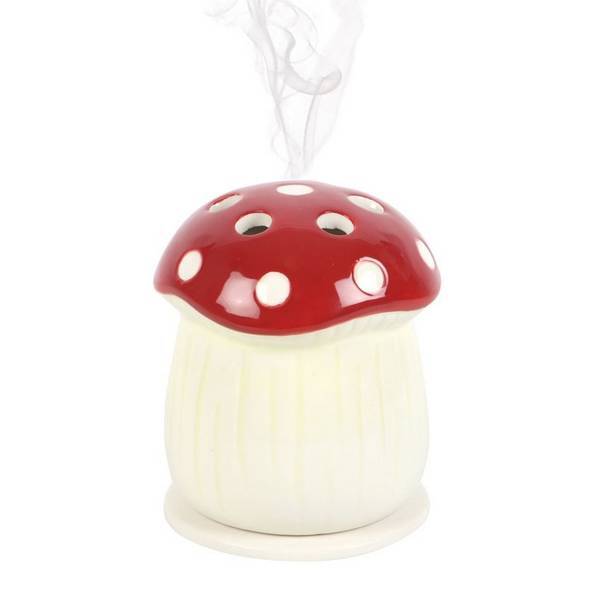 Something Different ceramic mushroom incense cone holder, imported from the UK