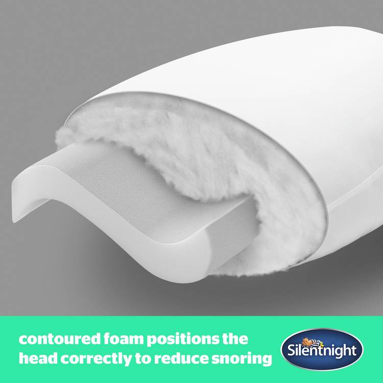Silentnight Anti-Snore Medium Soft Pillow imported from the UK