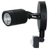 Luceco twin black PIR LED spotlights - British product