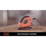 Black+Decker Mouse Sander 55W detail sander, imported from the UK