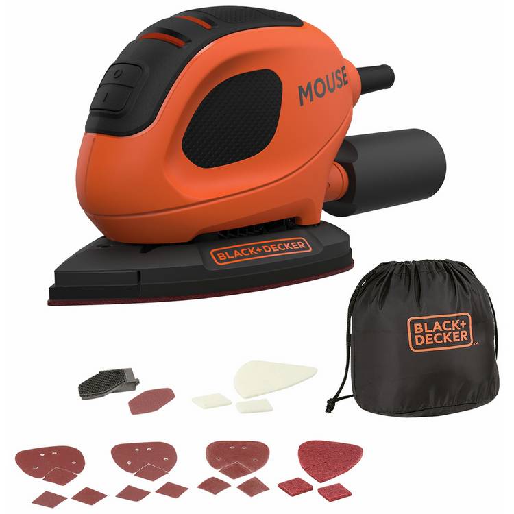 Black+Decker Mouse Sander 55W detail sander, imported from the UK