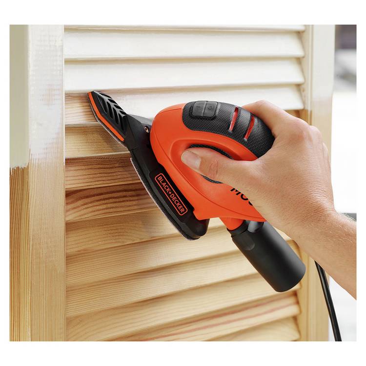 Black+Decker Mouse Sander 55W detail sander, imported from the UK