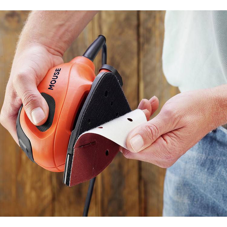Black+Decker Mouse Sander 55W detail sander, imported from the UK