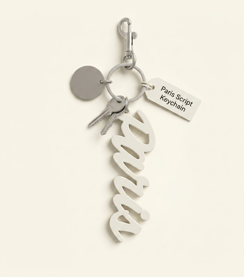 Balenciaga Paris keyring stainless steel silicone (British brand)