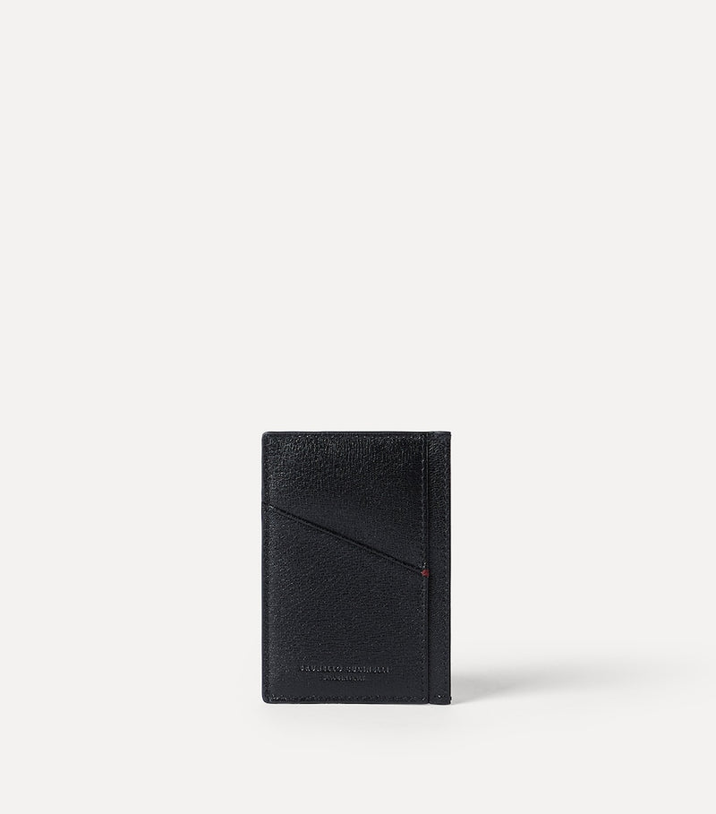 Brunello Cucinelli leather card holder, imported from the UK