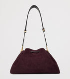 Jimmy Choo medium Cinch suede shoulder bag, imported from the UK