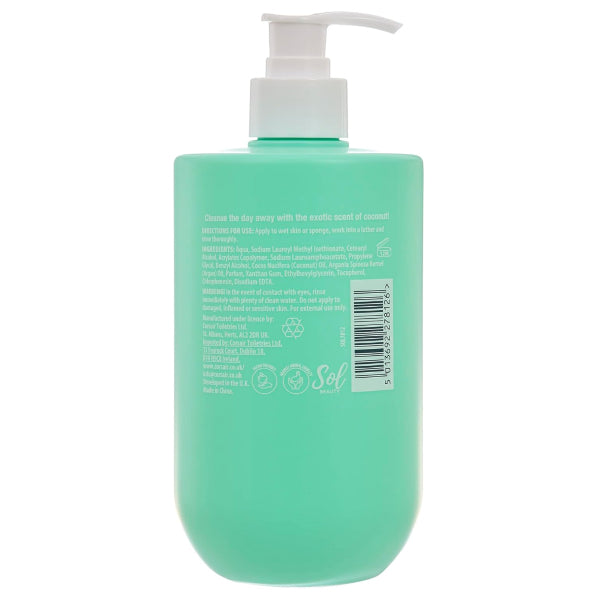 Sol Beauty moisturizing shower cream coconut scent 500ml (British brand)