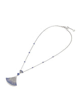 Harrods Bvlgari DIVAS' Dream White Gold Diamond and Sapphire Necklace- Buy online at McGrocer