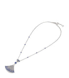 Bvlgari DIVAS' DREAM white gold diamond sapphire necklace - British product
