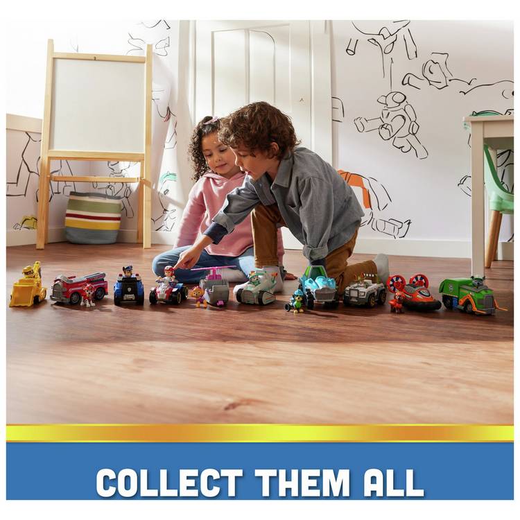 PAW Patrol Tracker's Jungle Cruiser pup and vehicle, imported from the UK