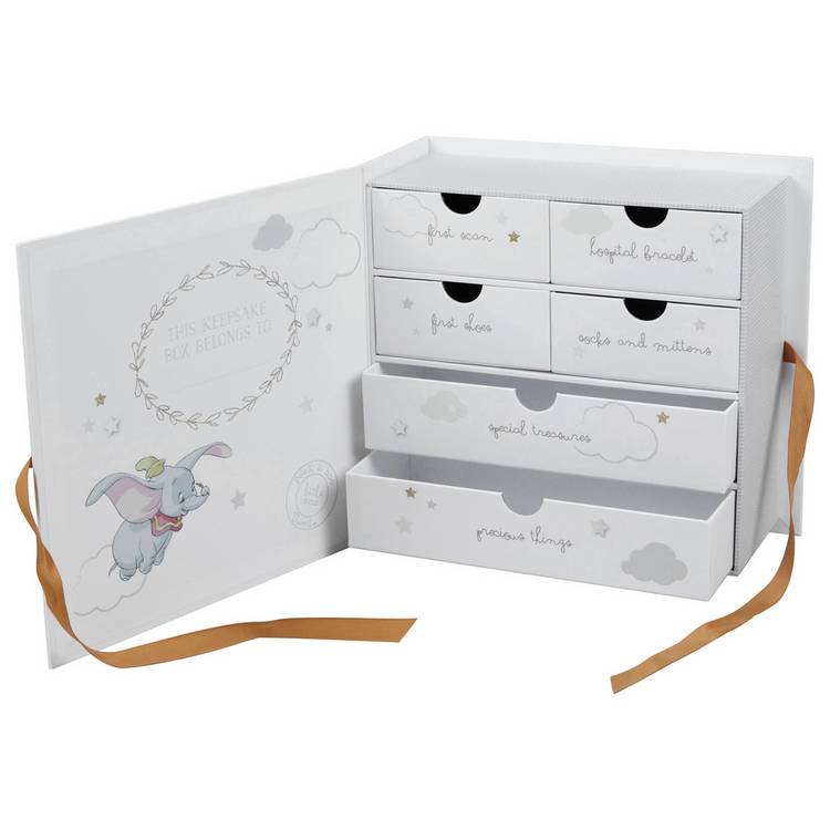 Disney Dumbo keepsake box with drawers - British product