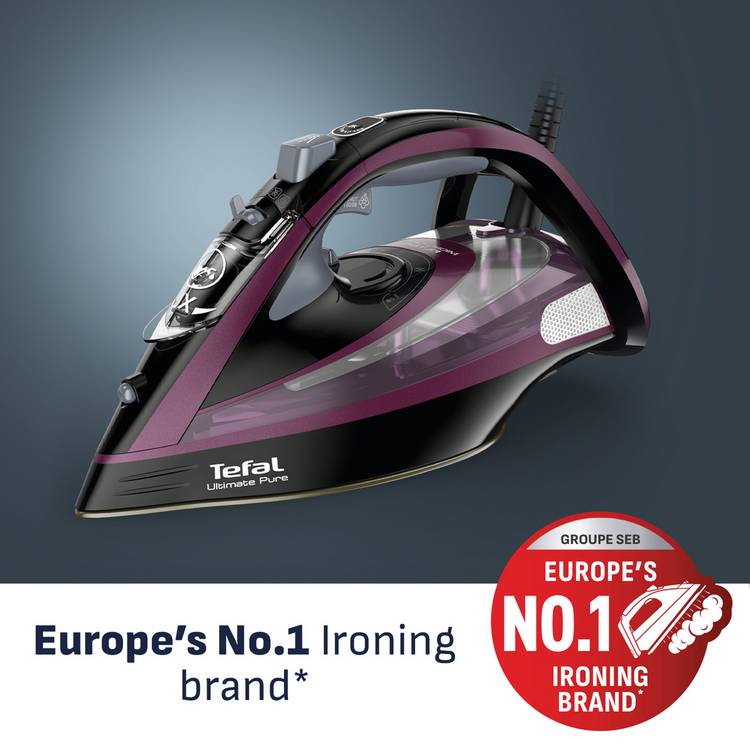 Tefal Pure FV9830 steam iron (British brand)