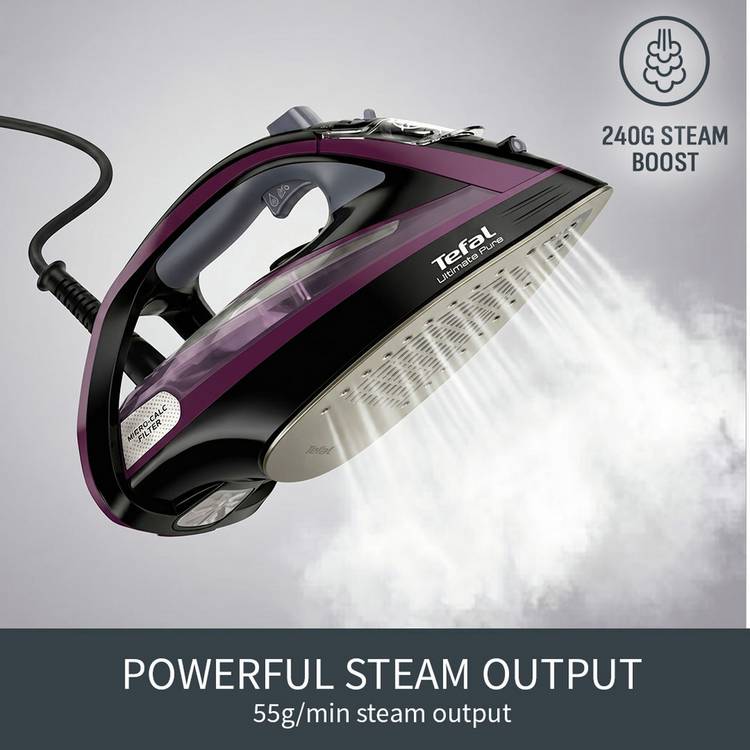 Tefal Pure FV9830 steam iron (British brand)