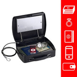 Master Lock portable safe with digital keypad and cable - British product