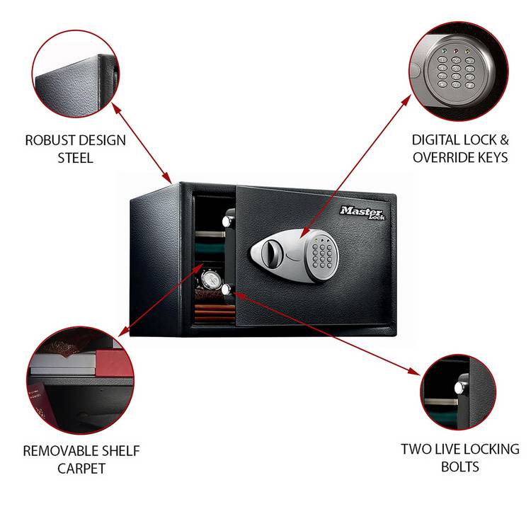 Master Lock security safe XL 33L, UK version