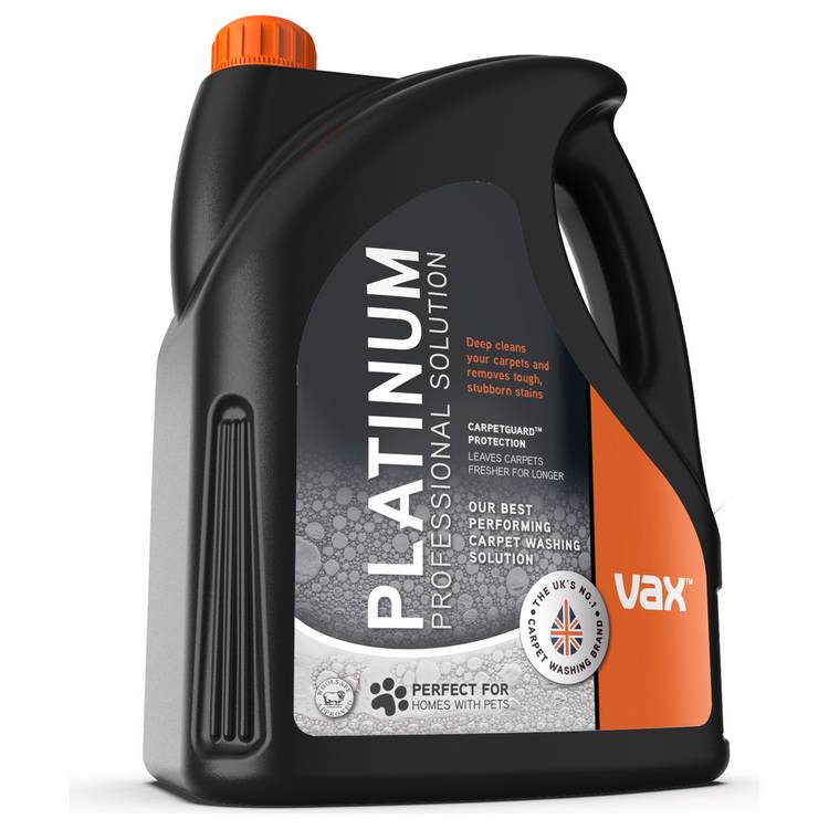 Vax Platinum carpet cleaning solution 4L, UK version