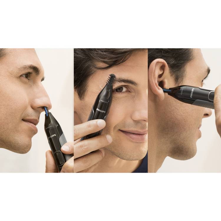 Philips eyebrow and nose trimmer NT3650/16, imported from the UK