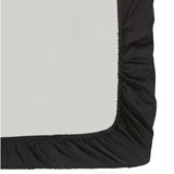 Habitat Cotton Rich 180 TC Plain Black Fitted Sheet - Double