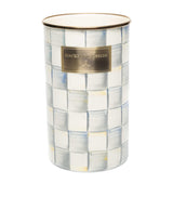 Harrods MacKenzie-Childs Sterling Check Utensil Holder Metal Kitchen Organizer 21.5cm- Buy online at McGrocer