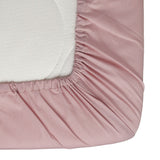 Habitat Cotton Rich 180 TC Plain Blush Fitted Sheet - King