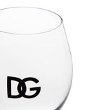 Dolce&Gabbana Casa set of two DG Millennials logo wine glasses - British product