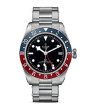 TUDOR Black Bay GMT watch 41mm with burgundy blue bezel - British product