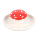 Ceramic Mushroom Incense Holder
