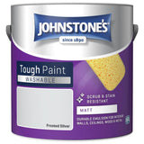 Argos Johnstone's Washable Matt Paint Frosted Silver 2.5L- Buy online at McGrocer