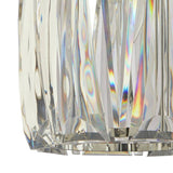 Argos Home clear bevelled lampshade 20cm, UK version
