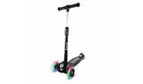 Zinc T-Motion foldable light-up 3 wheel scooter black imported from the UK
