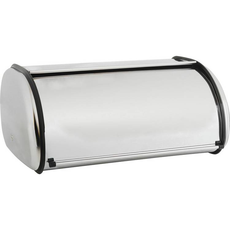 Argos Home stainless steel roll top bread bin - British product