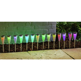 Garden by Sainsbury's colour change solar lights pack of 18 (British brand)