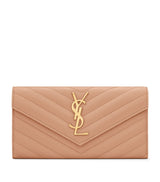 Harrods Saint Laurent Leather Envelope Wallet- Buy online at McGrocer