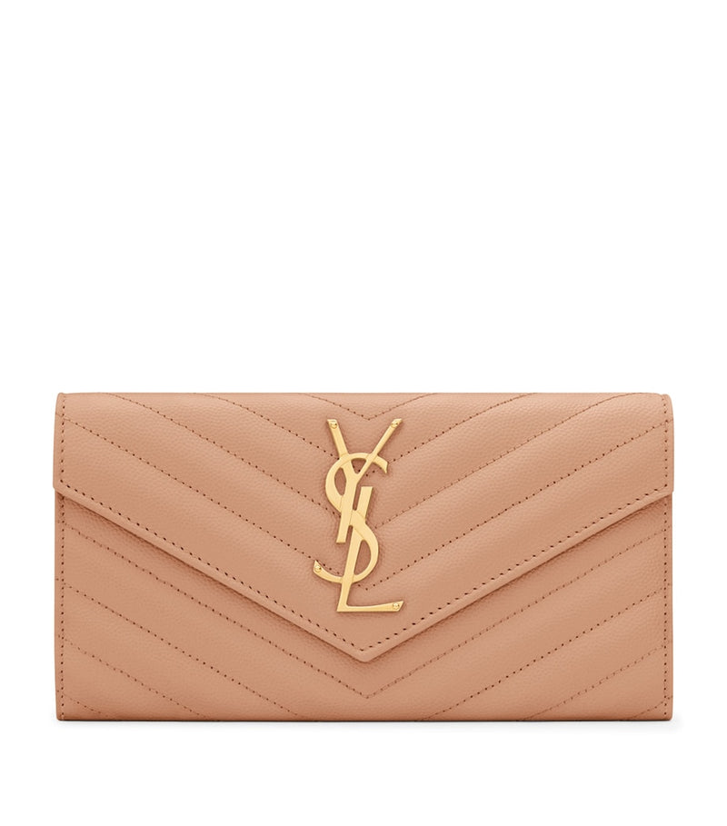 Saint Laurent Envelope leather wallet H11cm W19cm, UK version
