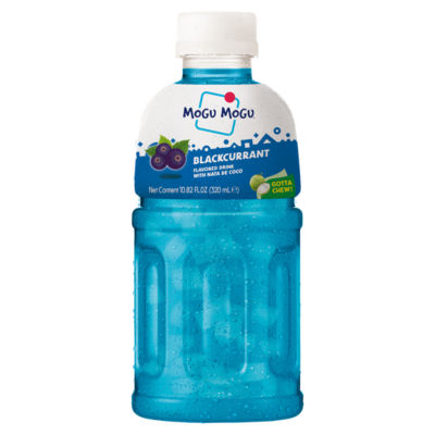 Mogu Mogu blackcurrant flavored drink 320ml - British product