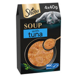 Sheba wet cat food pouch with tuna 4 x 40g (British brand)
