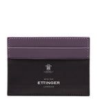 Ettinger flat card holder in calf leather, imported from the UK