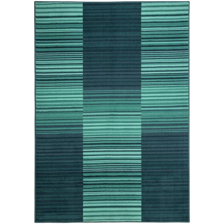 Habitat Abstract Stripe blue cut pile rug 120x170cm - British product
