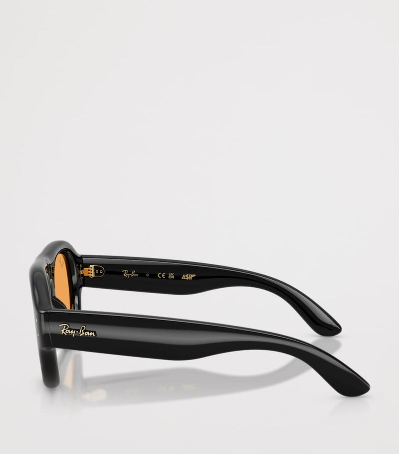 Ray-Ban Aviator Puffer Sunglasses with acetate frame (British brand)