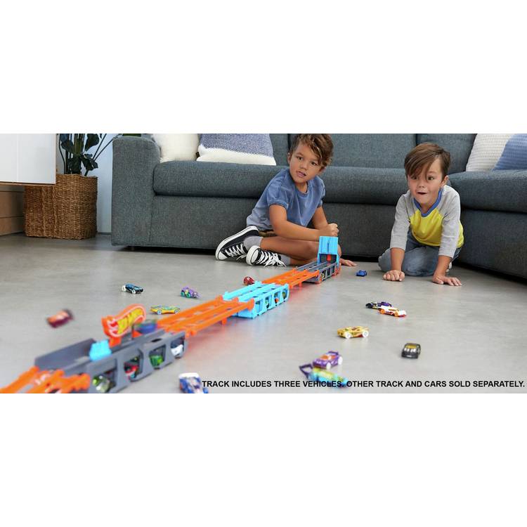 Hot Wheels Speedway Hauler toy truck storage carrier, imported from the UK