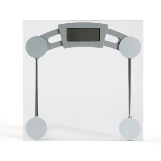 Argos Home clear digital bathroom scales, imported from the UK