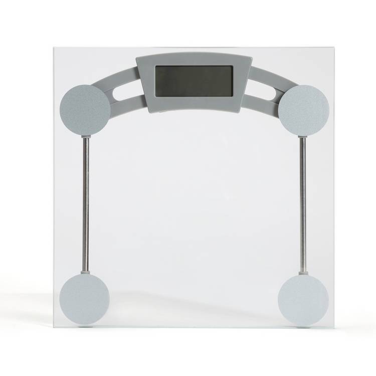 Argos Home clear digital bathroom scales, imported from the UK