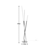 Argos Home bubble floor lamp chrome, imported from the UK