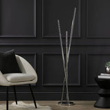 Argos Home bubble floor lamp chrome, imported from the UK