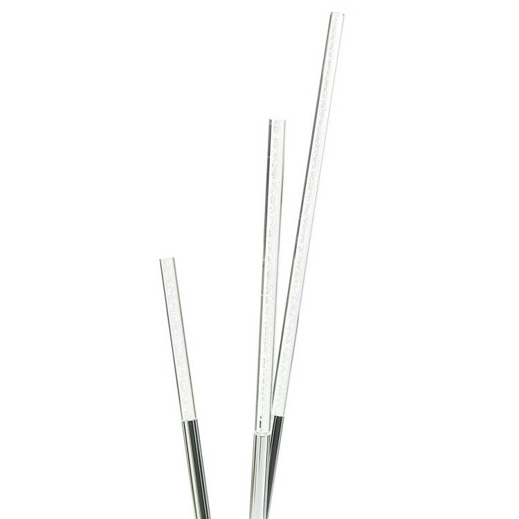 Argos Home bubble floor lamp chrome, imported from the UK