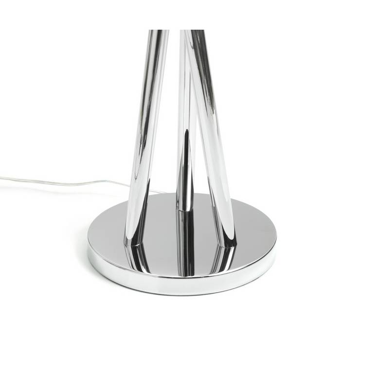 Argos Home bubble floor lamp chrome, imported from the UK
